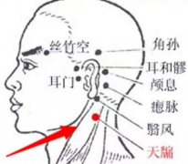 天牖穴的準確位置及其按