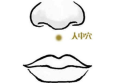 按摩水溝穴治療鼻炎及其掐水溝穴(人中）的急救方法介紹！