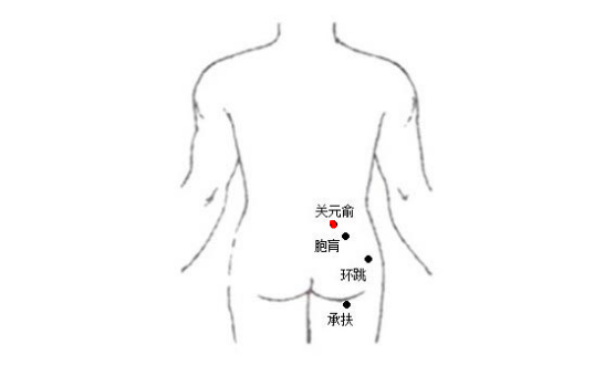 關元俞穴位置